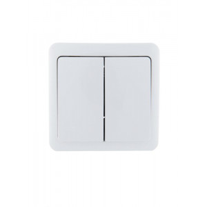 Выключатель 2-кл. 1п ОП Viola 10А IP20 бел. 751-0200-101