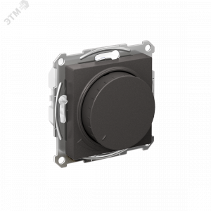 Светорегулятор (диммер) AtlasDesign повор-нажим LED RC 400Вт мех. базальт SE ATN001423