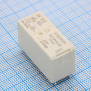 1649329-6, Реле силовое катушка 24В 8A две группы на переключение 420мВт класс F