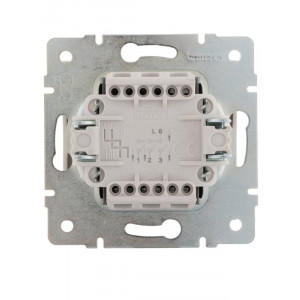 Выключатель RAIN тройной белый механизм 703-0288-109