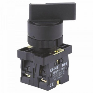 Переключатель NP2-EJ25 2 полож. с фиксацией 1НЗ +1НО IP40 574824