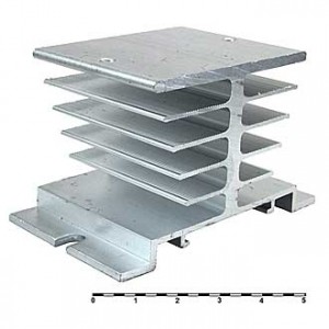 Охладитель, Охладитель 80х57х50мм TD1, алюминий