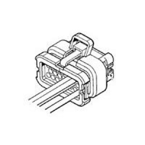 770680-4, Корпус разъема (гнездо) на кабель (без контактов)