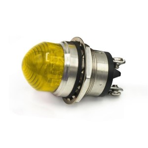 556-170A-314F, Светодиодные панельные индикаторы 1in FLAT YELLOW