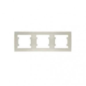 Рамка 3-м Бриллиант горизонт. сл. кость 7948707