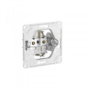 ATLASDESIGN РОЗЕТКА с заземлением, 16А, быстрозажимные клеммы, КАРБОН ATN001043S