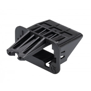 Монтажная рамка GST18I3 SW, Монтажная рамка, для разъемов GST18i3, установка в панель, толщина стенки: 1,5-2,5 мм, цвет: черный