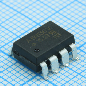 6N136-560E, Оптопара транзисторная, 2.5кВ 1Мбит/с  Кус=19...50%  +55...+100C