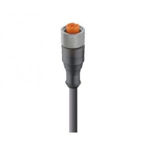 RKT 8-661/10M, Кабели для датчиков / Кабели для приводов M12 Micro Actuator/sensor cordset, single-ended, 3-poles, female straight connector with self-locking thread and gray 22 gauge PVC molded cable.
