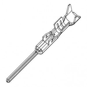 2106123-2, Осветительные коннекторы 18-20 AWG Receptacle Contact Loose Piece