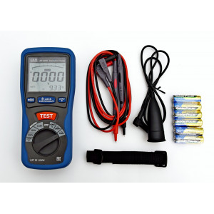 DT-5505 Мегаомметр, Измеритель сопротивления изоляции до 4ГОм ±2-5%, измерение напряжения и сопротивления