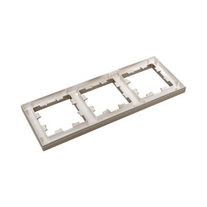 3 - местная рамка, шампань, пластик Эпика EKF UP1-FPC-03