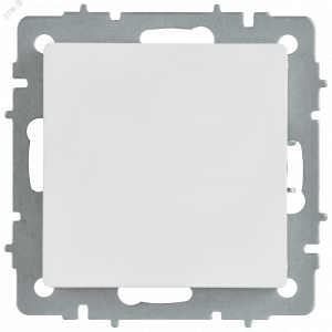 BRITE Заглушка с суппортом МЗ10-БрАБ арктический белый IEK BR-PL10-K91