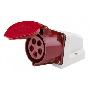 Розетка стационарная ОП 125 РС-102 32А 3P+PE+N 380В IP44 26033DEK