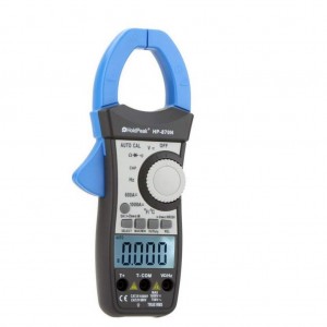 HP-870N True RMS, Токоизмерительные клещи, постоянный ток, True RMS, 6000 отсчетов, подсветка дисплея.