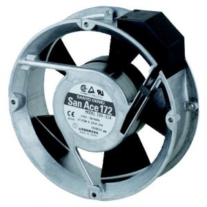 109-313, Вентиляторы переменного тока AC Fan, 172x51mm, 230VAC, Dyna Ace