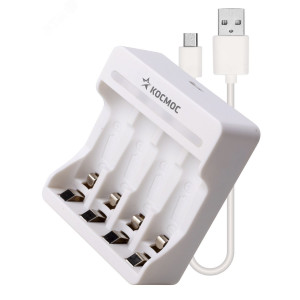 Устройство зарядное для аккум. батареек AA; AAA 4 слота KOC803USB