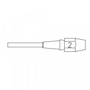 XDSL 2 desolder tip 3.0x5.3 L=10.5mm, Распаивающая насадка для паяльников DSX 120/WXDP 120/WXDW 120, 3,0х5,3мм L=10,5мм