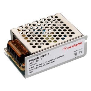 Блок питания ARS-35-12 (12V, 3A, 35W) (Arlight, IP20 Сетка, 2 года)