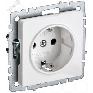 BRITE Роз. с з/к/ш 16А РС14-1-0-БрБ бел. BR-R14-16-K01-PRO