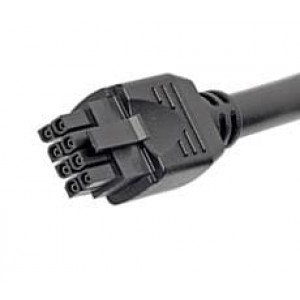 245132-0820, Шнуры питания для постоянного тока MICROFIT 8CKT CBL AY DR OVERMOLDED 2M BLK