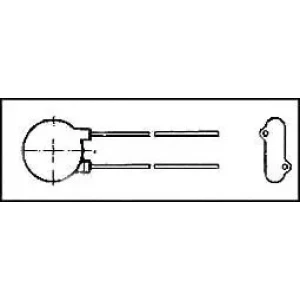 562R5GAD47, Конденсатор керамический радиальный 0.0047uF 1kVDC Z5U 20% (9,4 X 4mm) шаг выводов 6.4mm 105°C Bulk