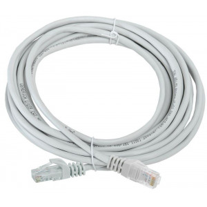 Патч-корд кат.5E UTP 5м сер. PC01-C5EU-5M-G