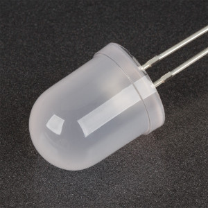 Светодиод ARL-10603UWW-2cd 004470, Поставка под заказ от 5000 шт. Выводной круглый светодиод, d=10 мм, матовая белая линза. Цвет свечения белый (6000 К). Угол излучения 60°. Сила света Iv=2000 мкд, If=20 мА. VF=3-3.8 В. Рекомендуемый постоянный рабочий ток <16-17 мА.