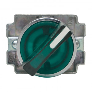 Переключатель BD21 2P c зеленой подсветкой 230В NO PROxima xb2-bk21-g-230