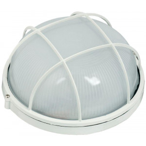 Светильник НПП 1102 100Вт E27 IP54 бел. круг с решеткой LNPP0-1102-1-100-K01