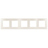 Рамка для розеток и выключателей Серия 12 12-5105-15 на 5 постов, Сатин, перламутр Б0052548