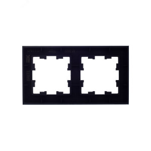 Рамка 2-м BRITE РУ-2-2-БрТБ стекло темн. бронза BR-M22-G-K45