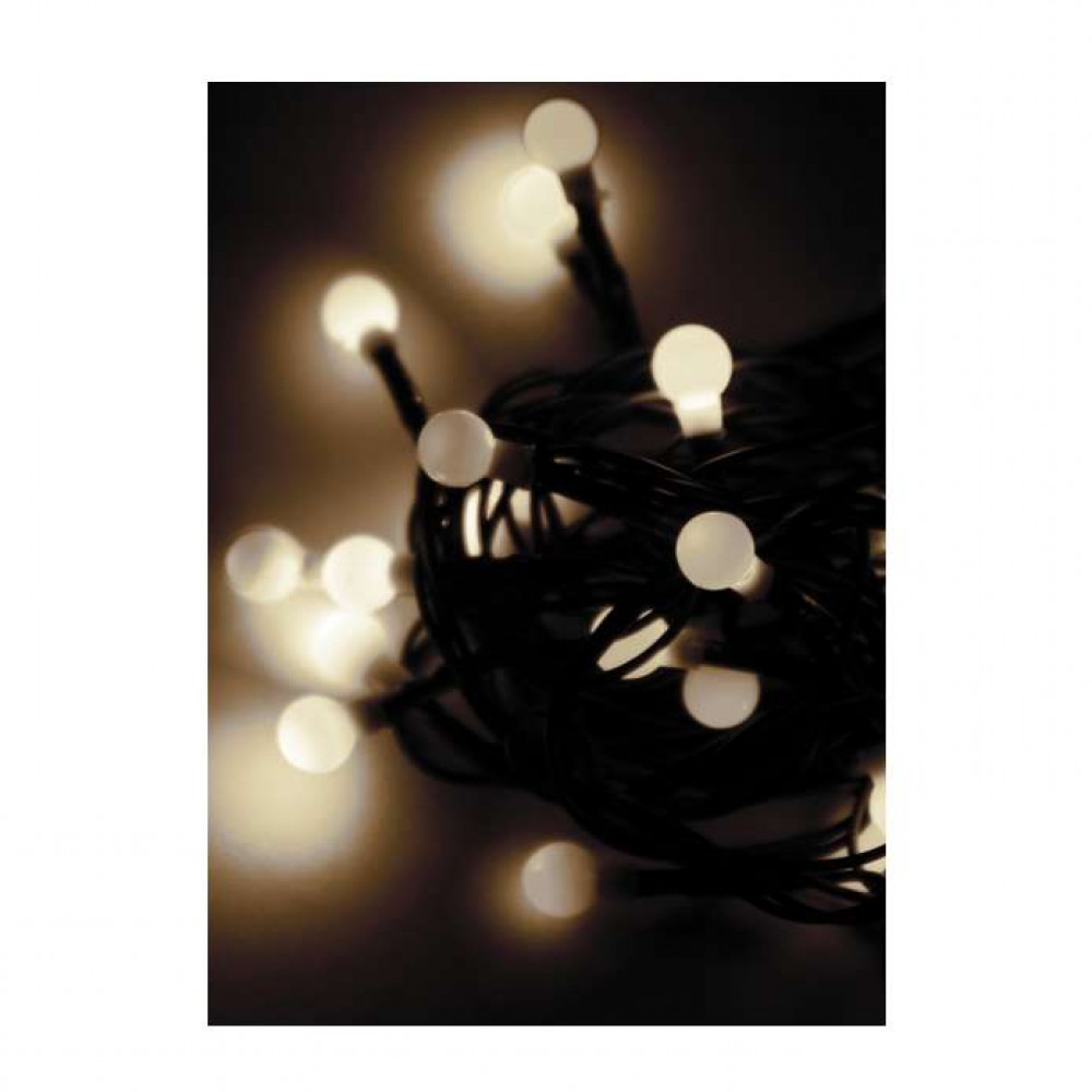 Изображение товара Декоративная гирлянда Маленькие шарики cherry 30 LEDs 4.4м IP20 теплый белый Космос