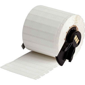 brd18476, PTS-1.90-350-321 термоусадочный маркер, белый полиолефин B-321, 48.26х8.89 мм, d1.91-4.06 мм, 500 шт. в упаковке