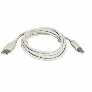 Шнур USB (шт.USB B - шт. USB A), 3 метра, серый