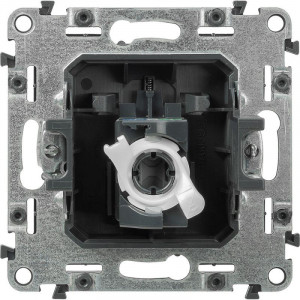 Valena ALLURE Информационная розетка одиночная RJ45 Кат 5е UTP С лицевой панелью Антрацит 753950