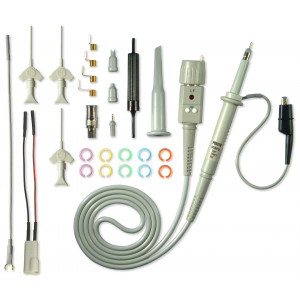 P-6501R/PRO, Пассивный пробник-делитель 1:10 500МГц, длина 1,2 м, расширенный набор насадок