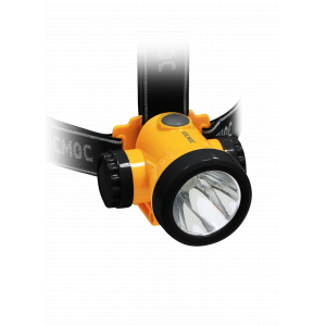 Фонарь аккумуляторный налобный H3W LED 3Вт 2 режима литиевый аккум. 1.5А.ч ЗУ USB KOCH3WLi-On