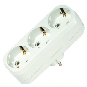 Разветвитель 3-м с заземл. 10033