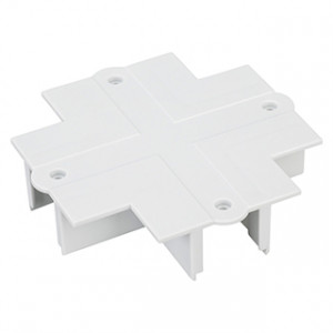Накладка LGD-4TR-PLANK-X-WH (C) 024050, Белая накладка для крестового коннектора. Используется при монтаже встраиваемых треков. 100х100х25мм. При использовании с треками и аксессуарами другой серии возможно отличие по цвету.