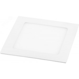 Светильник светодиодный ДВО-9w 4000K 720Лм квадратный slim белый 28515