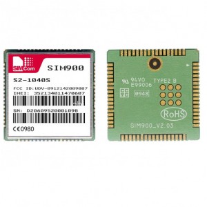 SIM900E, Модуль GSM / GPRS четырех диапазонный:  GSM-850МГц, EGSM-900МГц, DCS-1800МГц и PCS-1900МГц c поддержкой схем кодирования GPRS CS-1, CS-2, CS-3 и CS-4