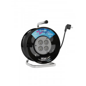 Удлинитель на катушке 4х30м 16А IP20 3.5кВт ПВС 2х1 YKKsm30m-4g(16A)