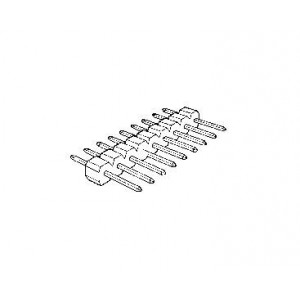 54101-T0800LF, Проводные клеммы и зажимы UNSHRD VERT HEDR 1 ROW THRU HOLE