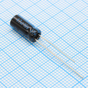 JTK476M016S1AMC11L, Конденсатор алюминиевый электролитический 16В 47мкФ 5х11мм 105°C