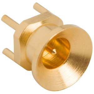 PSMP-MSSB-PCT35, РЧ соединители / Коаксиальные соединители PCB Jack M-Cont. T/H Smooth Bore 3.5mm