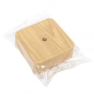 Коробка разветвительная КМР-030-030кг (75х75х26) с клеммником светло plc-kmr-030-030kg-s