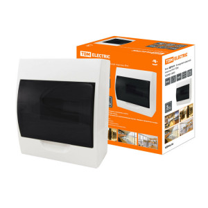 Бокс ЩРН-П-8модулей навесной пластик IP41 SQ0901-0003