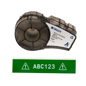 brd142804, M21-750-595-OR лента 19.05 мм/6.4 м, винил, черный на оранжевом