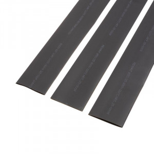 Трубка термоусадочная ТУТ нг 50,0/25,0 черная, термоусаживаемая трубка в метровой нарезке, не поддерживает горение